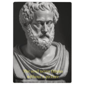 Porte-bloc L'âme ne pense jamais sans image (Dos)