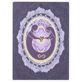 Porte-bloc L'amour éternel Mandala (Dos)