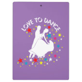 Porte-bloc L'amour pour la danse (Dos)