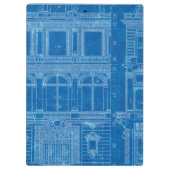 Porte-bloc L'antiquité" architecte bleu "se sentant prévoit (Dos)