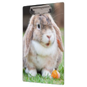 Porte-bloc lapin à oreilles de lop mignon (Gauche)