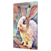 Porte-bloc lapin aquarell (Gauche)
