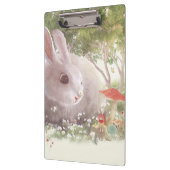 Porte-bloc Lapin avec Fleurs (Gauche)