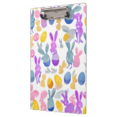 Porte-bloc lapin avec oeufs de pâques (Gauche)