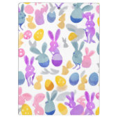 Porte-bloc lapin avec oeufs de pâques (Dos)