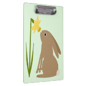 Porte-bloc Lapin de Pâques et fleur de jonquille (Swatch)