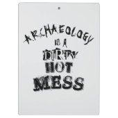 Porte-bloc L'archéologie est un sale gâchis (Dos)