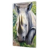 Porte-bloc L'art botanique du rhinocéros blanc (Gauche)