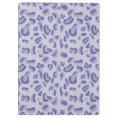 Porte-bloc Lavande de Motif de léopard pourpre (Dos)