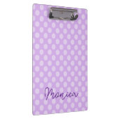 Porte-bloc Lavande Pâle Personnalisé à Points (Swatch)