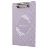 Porte-bloc Lavender Elegant Damask Porte - bloc (Gauche)
