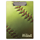 Porte-bloc Le base-ball jaune (Devant)