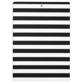 Porte-bloc Le blanc noir à la mode barre les cheveux et le (Dos)