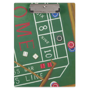 Porte-bloc Le casino chie le Tableau avec des puces et des