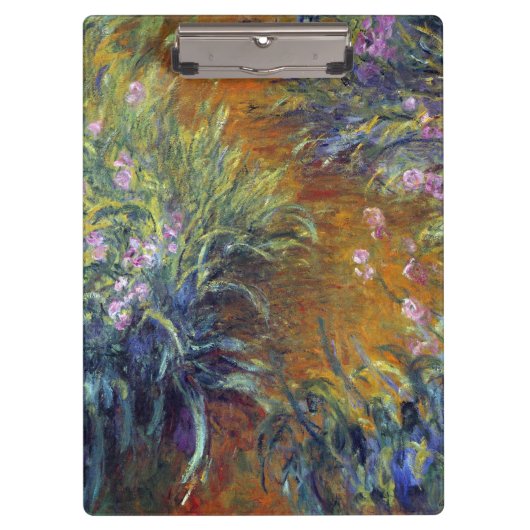 Porte-bloc Le chemin à travers les iris par Claude Monet (Devant)