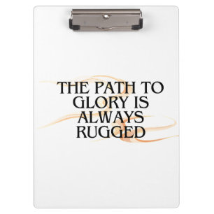 Porte-bloc Le chemin vers la gloire est toujours rude - Inspi