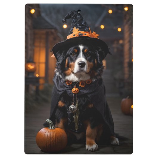 Porte-bloc Le chien bernois Spooktacular : Un Howl-o-Ween d'H (Dos)