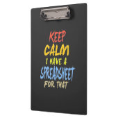 Porte-bloc Le Comptable A Une Feuille De Calcul Pour Cela (Gauche)