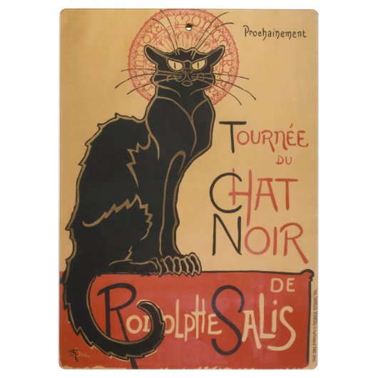 Porte-bloc Le conversation Noir - Steinlen (Dos)