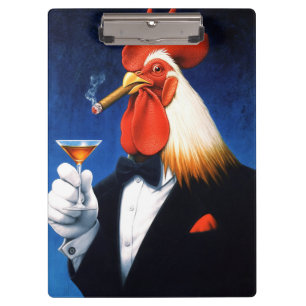 Porte-bloc Le coq Dapper   Funny Gentleman's Club