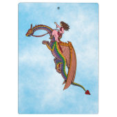Porte-bloc Le dragon arc-en-ciel (Dos)