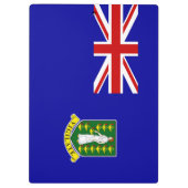 Porte-bloc Le drapeau des Îles Vierges britanniques (Dos)