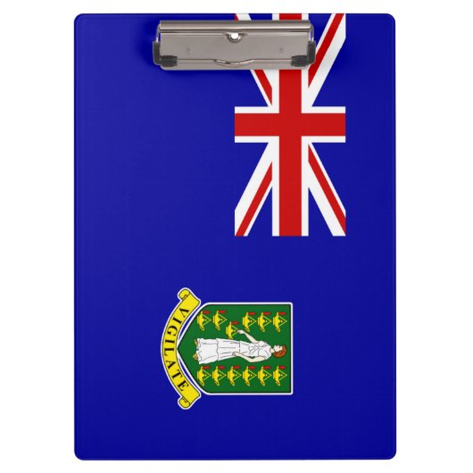 Porte-bloc Le drapeau des Îles Vierges britanniques (Devant)