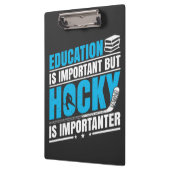 Porte-bloc Le hockey amusant est important (Gauche)