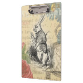 Porte-bloc Le lapin blanc Alice au pays des merveilles (Gauche)