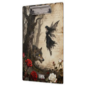 Porte-bloc Le Loup et La Fée (Gauche)