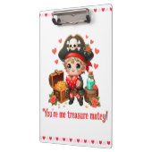 Porte-bloc Le magnifique pirate de la Saint Valentin (Gauche)
