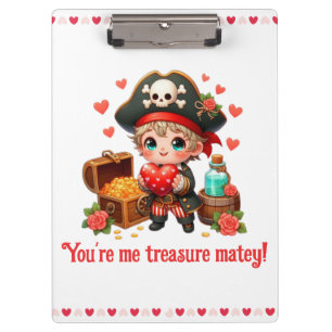 Porte-bloc Le magnifique pirate de la Saint Valentin