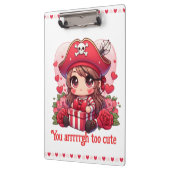 Porte-bloc Le magnifique pirate de la Saint Valentin (Gauche)