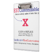 Porte-bloc Le meilleur modèle personnalisable de cadeau (Gauche)