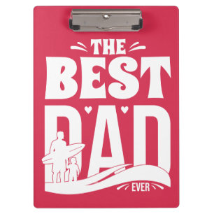 Porte-bloc Le Meilleur Papa du Monde - Père et Enfant