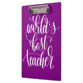 Porte-bloc Le meilleur professeur du monde (Gauche)