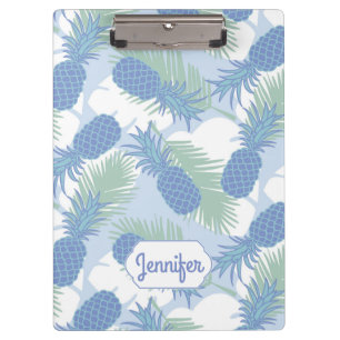 Porte-bloc Le motif en pastel tropical d'ananas ajoutent
