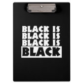 Porte-bloc Le noir est noir (Devant)