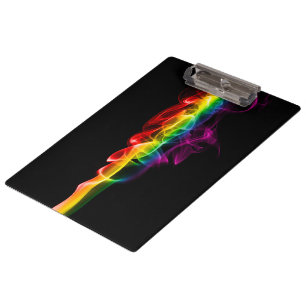 Porte-bloc Le panache de SlipperyJoe d'énergie arc-en-ciel ca