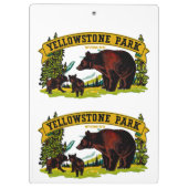 Porte-bloc Le parc Yellowstone (Dos)