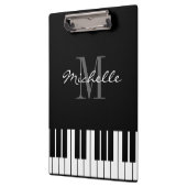 Porte-bloc Le piano verrouille le porte - bloc de monogramme (Gauche)