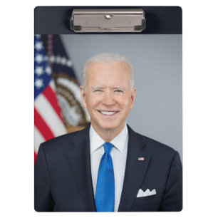 Porte-bloc Le Président Joe Biden Maison Blanche Portrait Cli