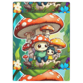 Porte-bloc "Le quartier des champignons" (Dos)