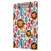 Porte-bloc le rétro lion mignon badine l'illustration (Gauche)