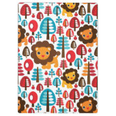 Porte-bloc le rétro lion mignon badine l'illustration (Dos)