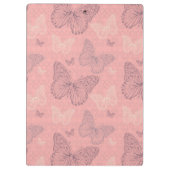 Porte-bloc Le rose de papillon (Dos)