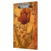 Porte-bloc Le rouge fleurit II (Gauche)