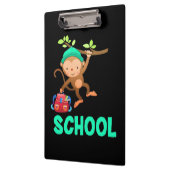 Porte-bloc Le Singe De Retour À L'École (Gauche)