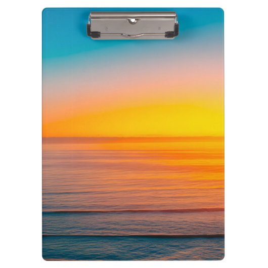 Porte-bloc Le soleil de la plage (Devant)
