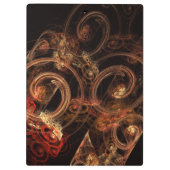 Porte-bloc Le son de la musique Art Abstrait (Dos)